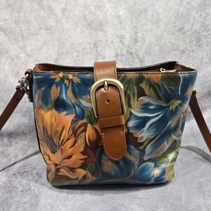 Patricia Nash Irving Leather Bucket Bag